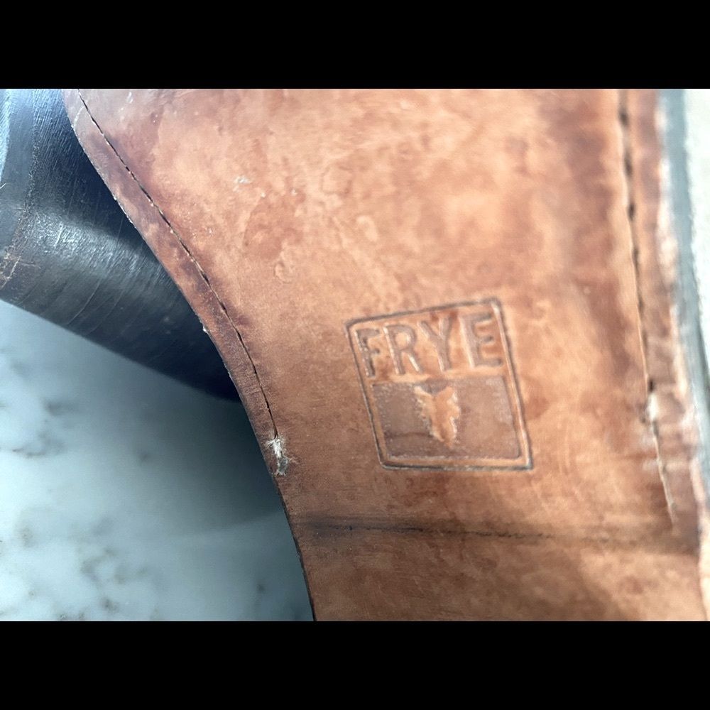 RARE Iconic FRYE Women's Jackie Tall Riding Boots in Slate size 8 - Picture 10 of 10